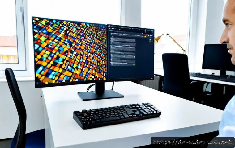 인공지능 개발 업무사례 - Photorealistic AI development case study scene in a modern German engineering office, diverse softwa...